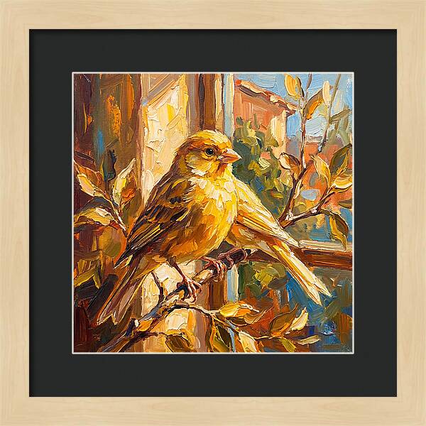 Canary In The Mediterranean Sunlight