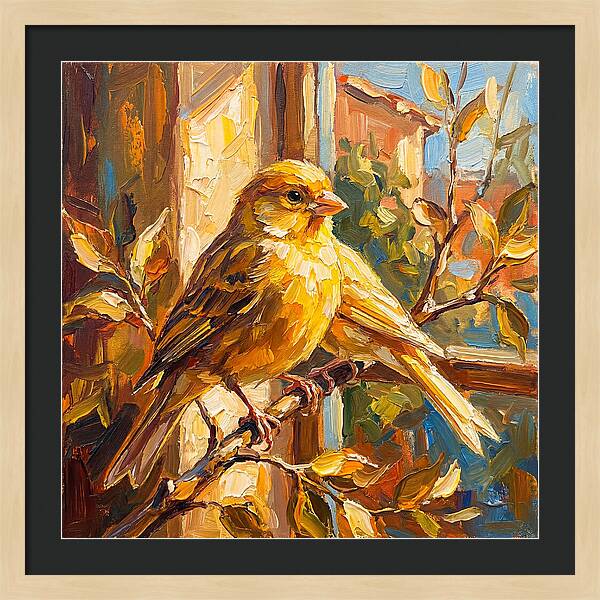Canary In The Mediterranean Sunlight
