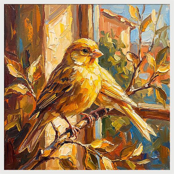 Canary In The Mediterranean Sunlight