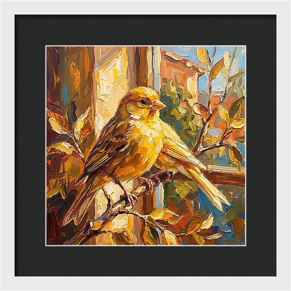 Canary In The Mediterranean Sunlight