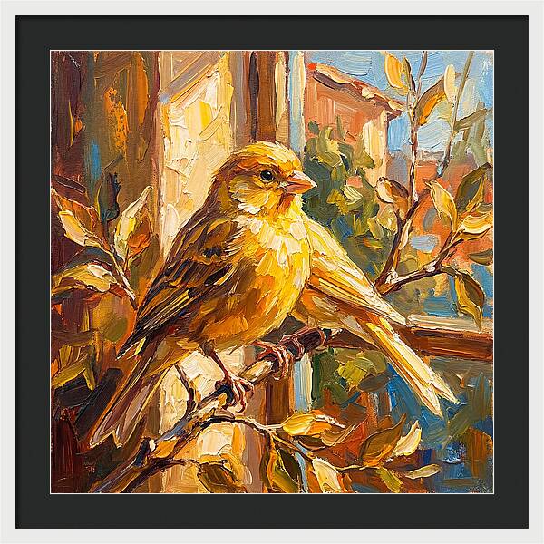 Canary In The Mediterranean Sunlight