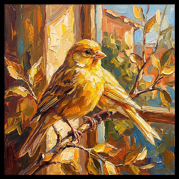 Canary In The Mediterranean Sunlight