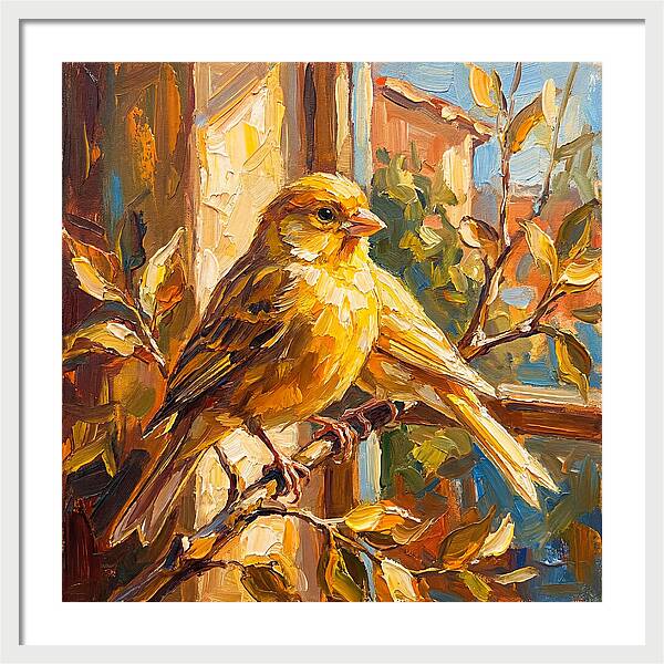 Canary In The Mediterranean Sunlight