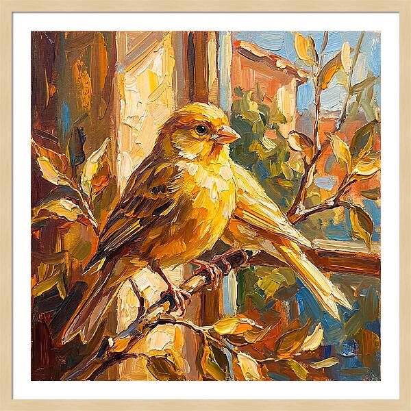 Canary In The Mediterranean Sunlight