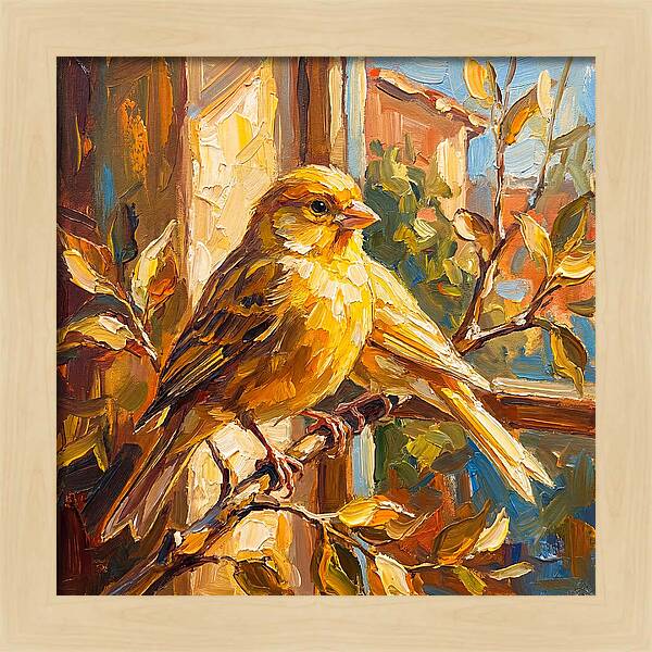 Canary In The Mediterranean Sunlight
