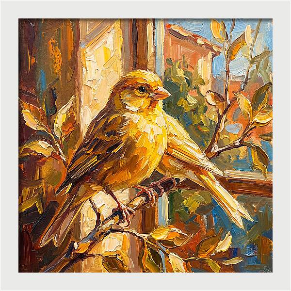 Canary In The Mediterranean Sunlight