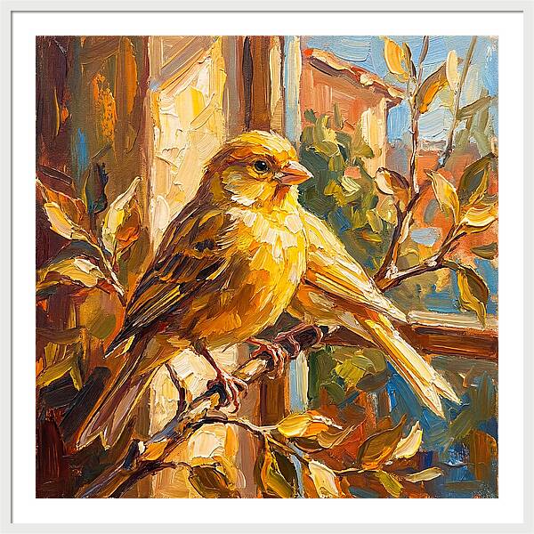 Canary In The Mediterranean Sunlight