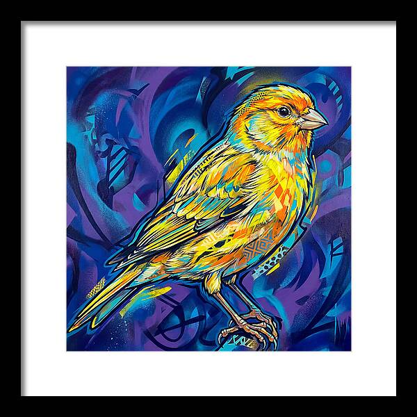 Canary In Vibrant Colors