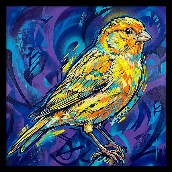 Canary In Vibrant Colors