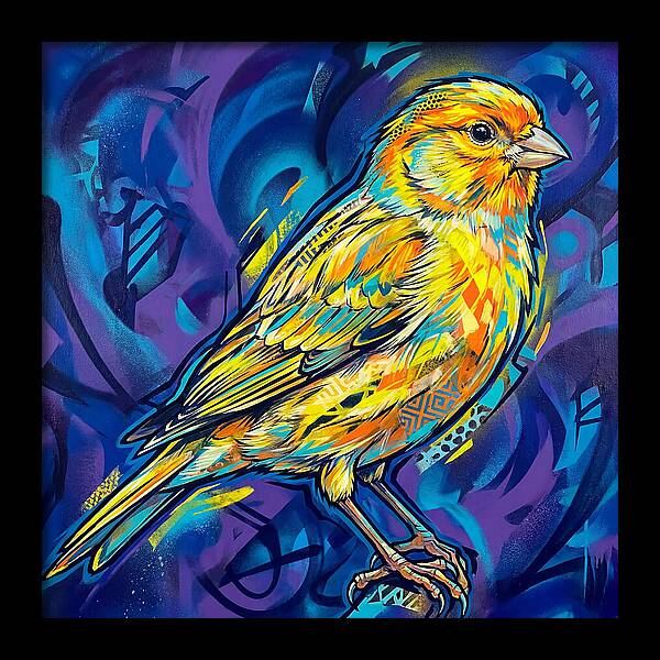 Canary In Vibrant Colors