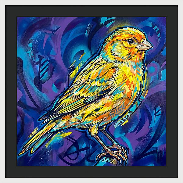 Canary In Vibrant Colors
