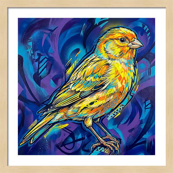 Canary In Vibrant Colors