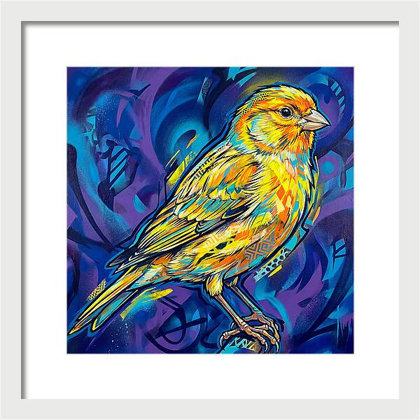 Canary In Vibrant Colors