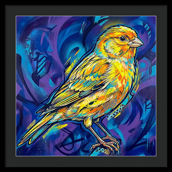 Canary In Vibrant Colors
