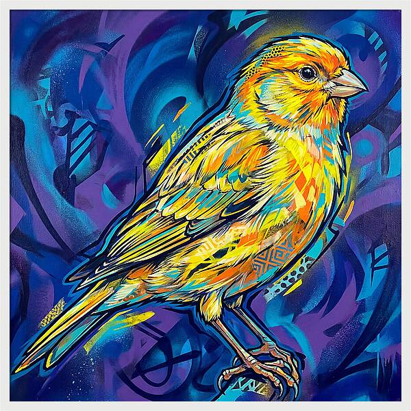 Canary In Vibrant Colors