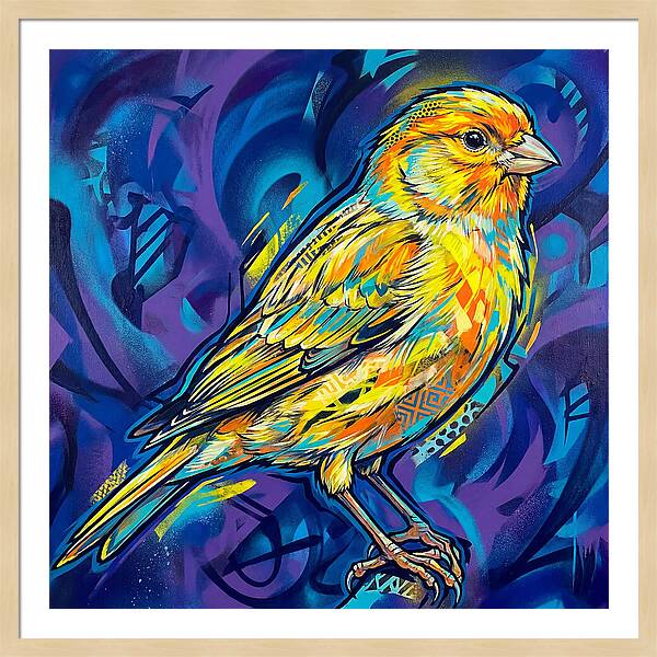 Canary In Vibrant Colors