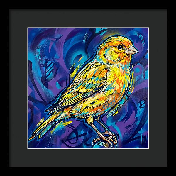 Canary In Vibrant Colors