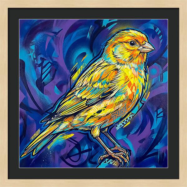 Canary In Vibrant Colors