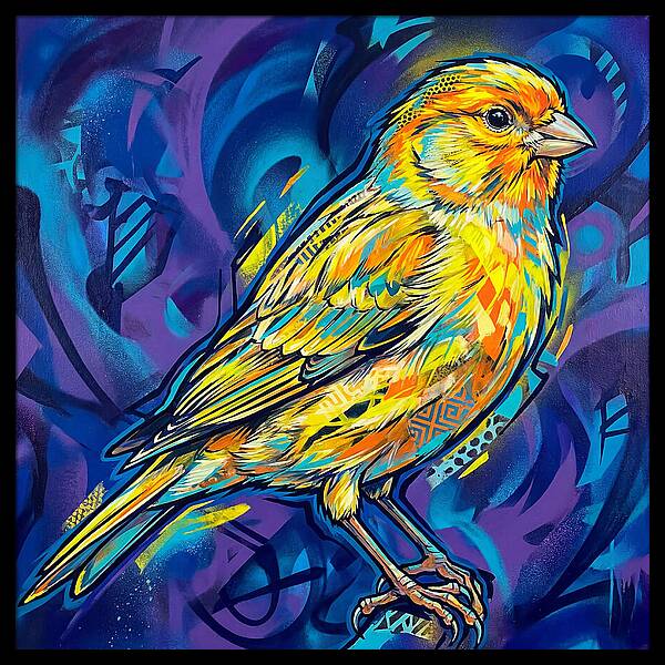 Canary In Vibrant Colors