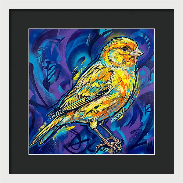 Canary In Vibrant Colors
