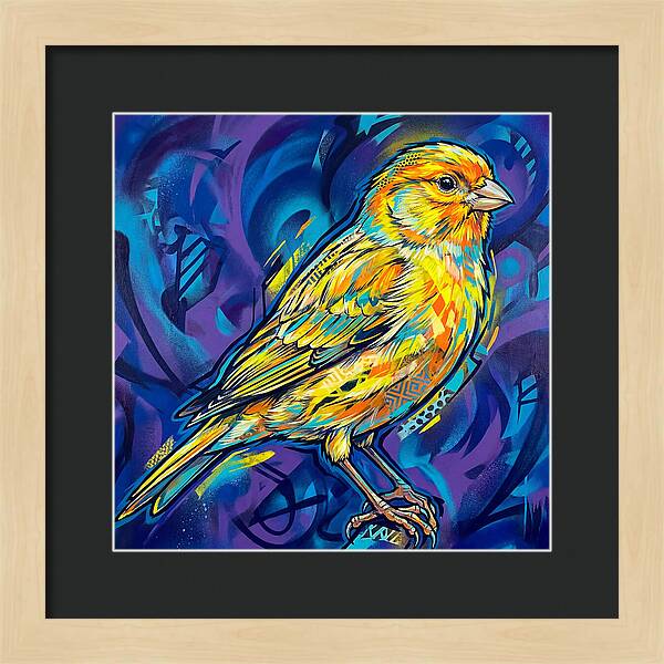 Canary In Vibrant Colors