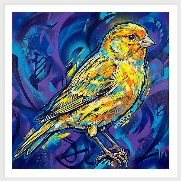 Canary In Vibrant Colors