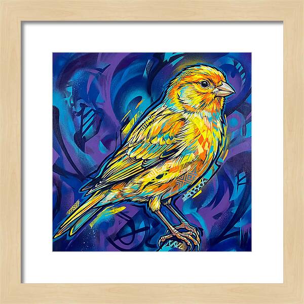 Canary In Vibrant Colors