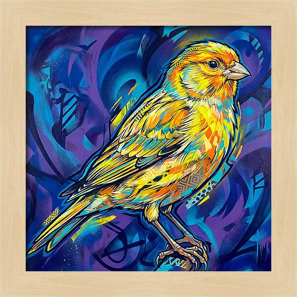 Canary In Vibrant Colors