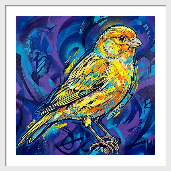 Canary In Vibrant Colors