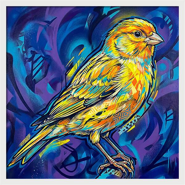 Canary In Vibrant Colors