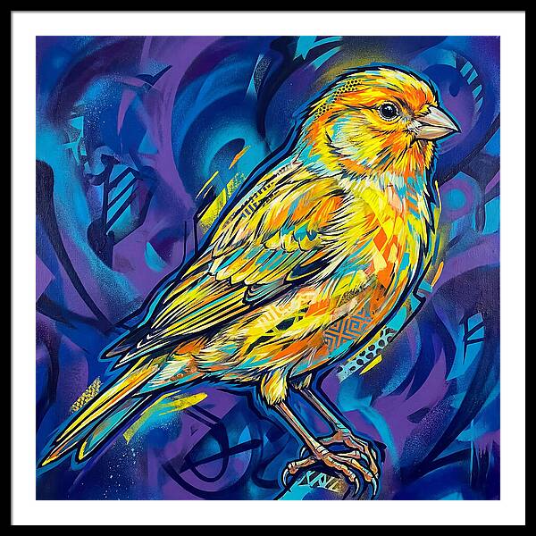 Canary In Vibrant Colors