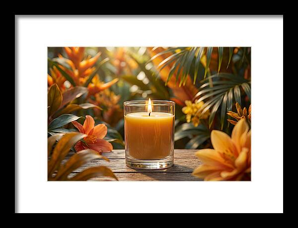 Candlelight Among Tropical Blooms