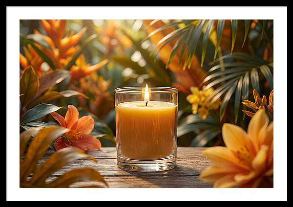 Candlelight Among Tropical Blooms