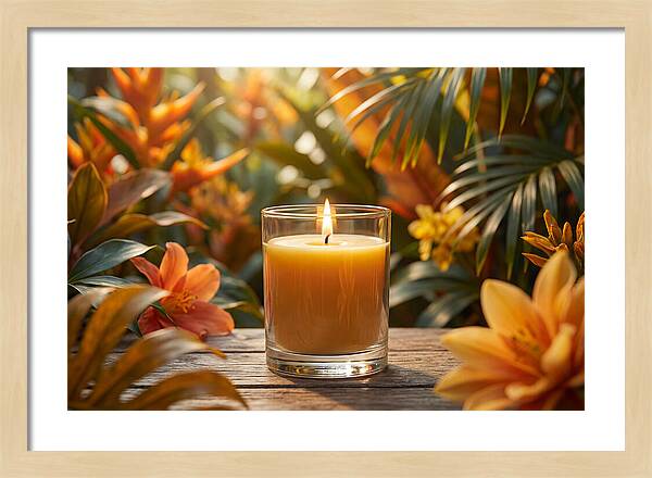 Candlelight Among Tropical Blooms
