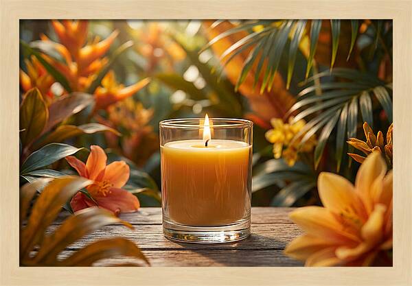 Candlelight Among Tropical Blooms
