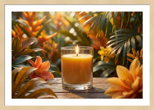 Candlelight Among Tropical Blooms
