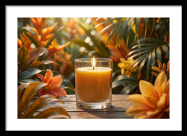 Candlelight Among Tropical Blooms