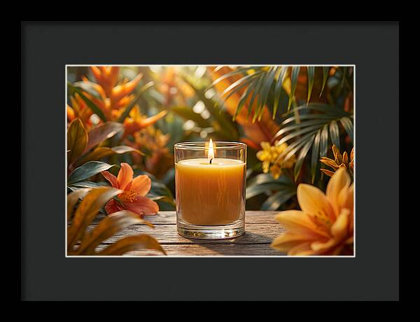 Candlelight Among Tropical Blooms