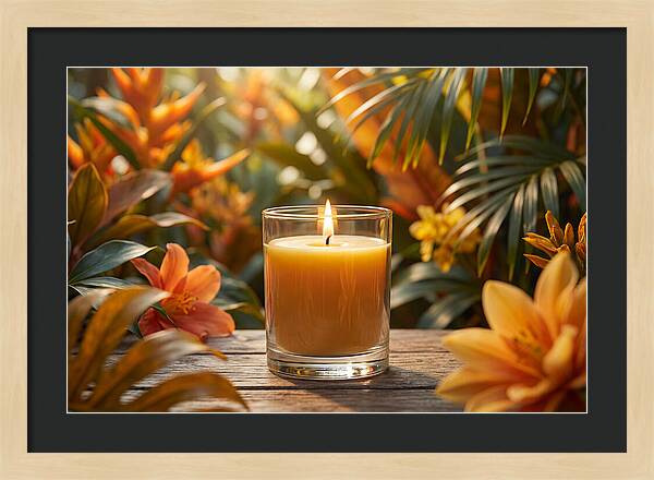 Candlelight Among Tropical Blooms