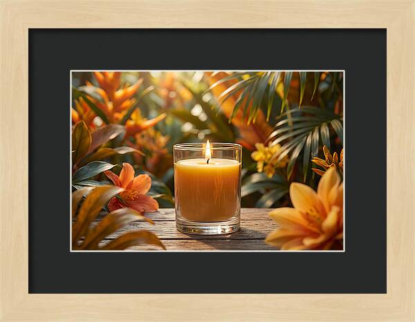 Candlelight Among Tropical Blooms