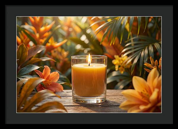 Candlelight Among Tropical Blooms