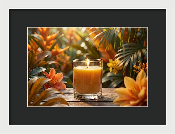 Candlelight Among Tropical Blooms