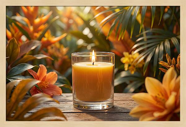 Candlelight Among Tropical Blooms