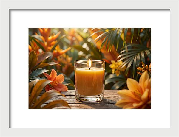 Candlelight Among Tropical Blooms
