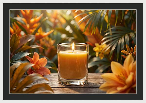 Candlelight Among Tropical Blooms