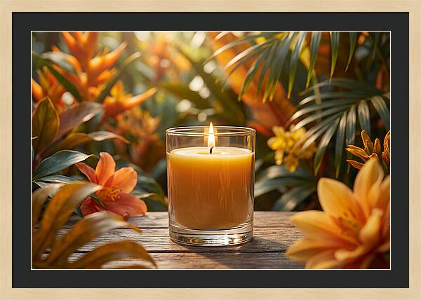 Candlelight Among Tropical Blooms