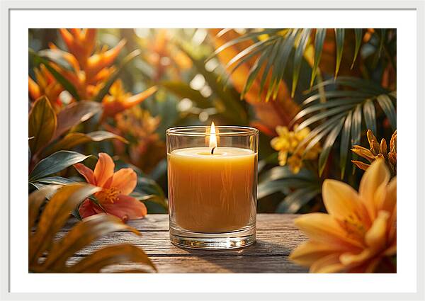 Candlelight Among Tropical Blooms