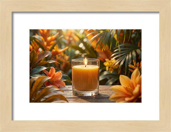 Candlelight Among Tropical Blooms