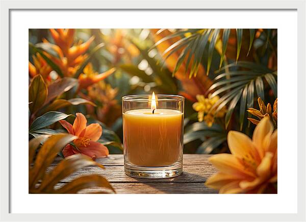 Candlelight Among Tropical Blooms