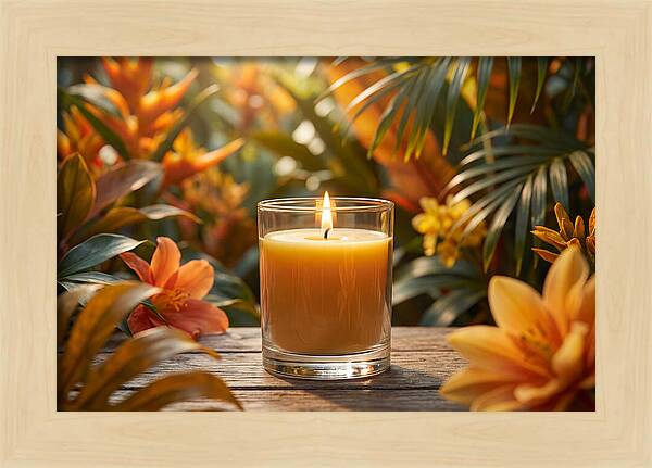 Candlelight Among Tropical Blooms
